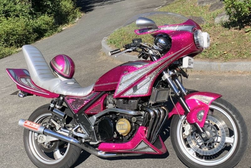 XJR400R チョビ3 三段シート タックロールシート XJR400 - シート