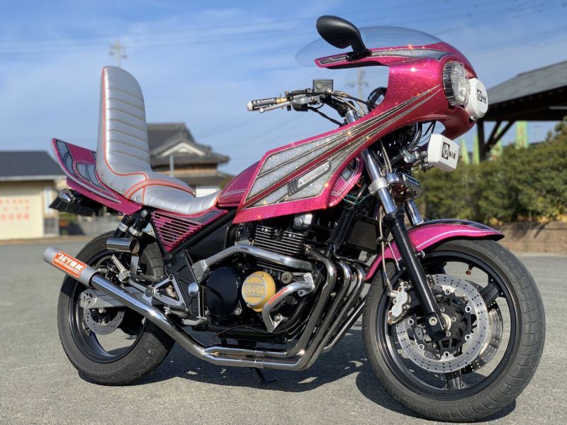 CBX CBX400F ギラギラ ピンク 二枚 通販